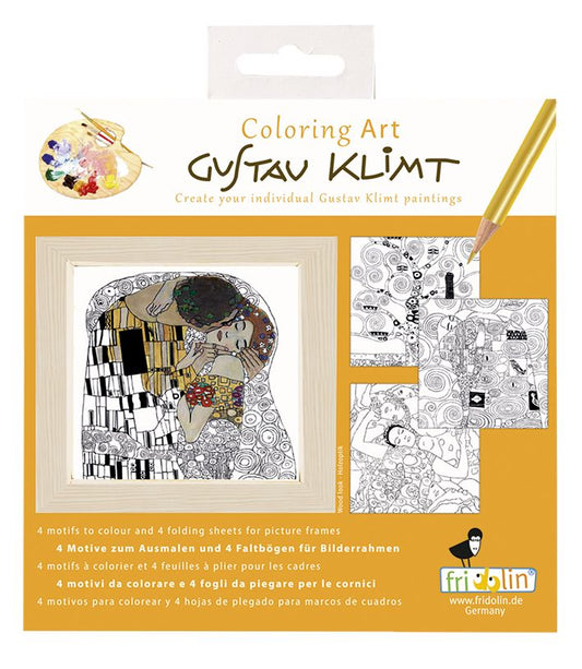 Fridolin Coloring Art, Klimt, Ausmal-Set