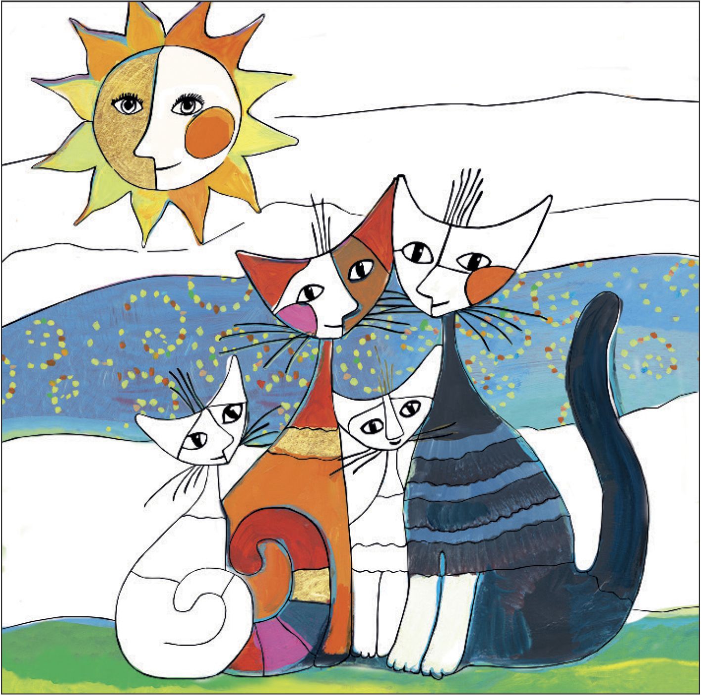 Fridolin Coloring Art, Rosina Wachtmeister, Ausmal-Set