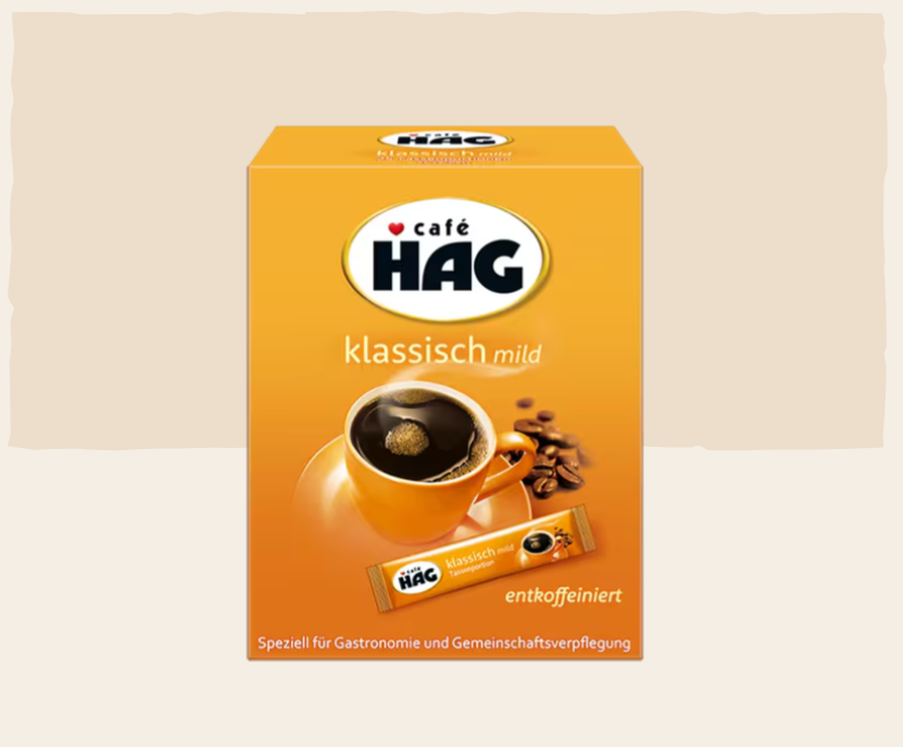 Café HAG Klassisch Mild, entkoffeinierte