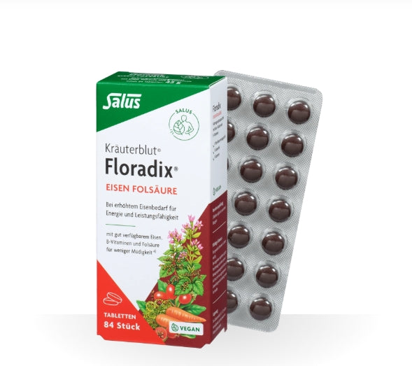 Floradix Iron Folic Acid 84 Tablets 