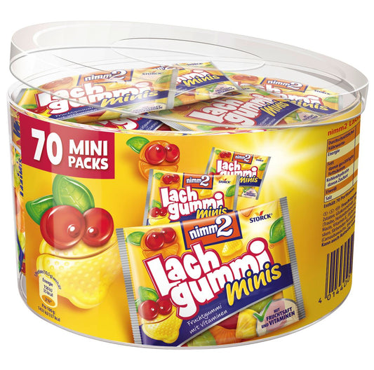 Nimm2 Lachgummi Minis Dose 70er