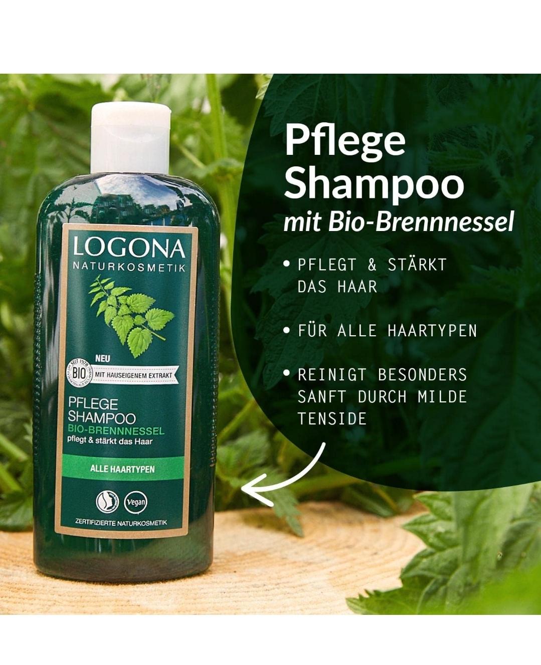 LOGONA Care Shampoo Organic Nettle 250ml