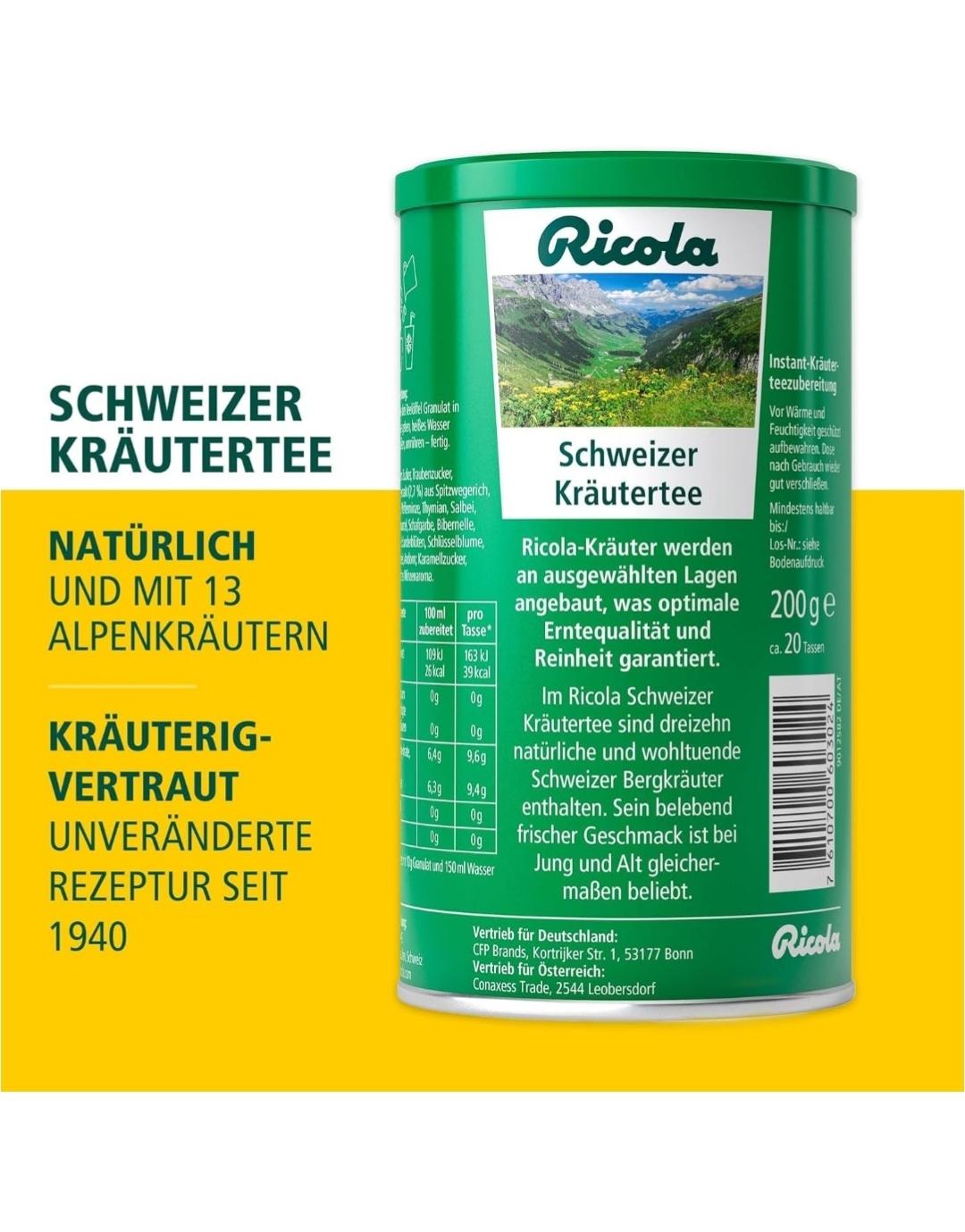 Ricola Instant Kräutertee 200g